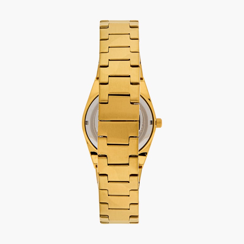 OMAX ساعة يد أنالوج ذهبية للنساء من أومكس - Image 3